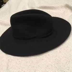 Wool Black Fedora Hat
